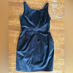 Teeze Me Little Black Dress With Tie In The Back,Pockets And Zip Closure Size 13